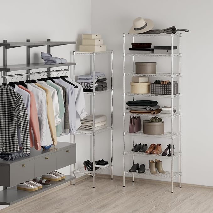 Regal Altair 14" Deep x 30" Wide x 86" Height Wire Shelving Kit | 8-Tier | NSF - Image 5