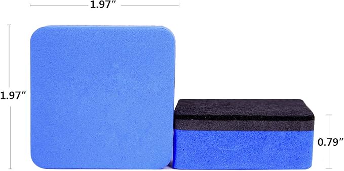 Dry Erase Erasers, 36 Pack Magnetic Whiteboard Eraser Chalkboard Eraser Dry - Image 2