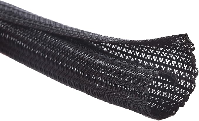 Alex Tech 25ft - 1/8 inch Cord Protector Wire Loom Tubing Cable Sleeve Split by AlexTech