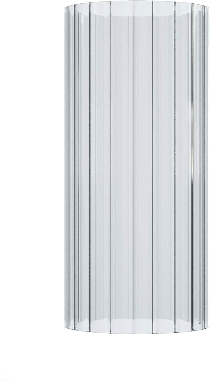Sunwo Glass Shade Straight Cylinder Glass Lamp Shade Replacement - Image 6