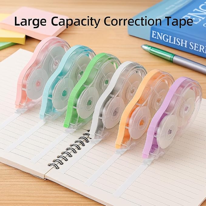 Aipker Correction Tape, Extra-Long 30 m Each – 590 ft Total, Easy-to-Use White - Image 7