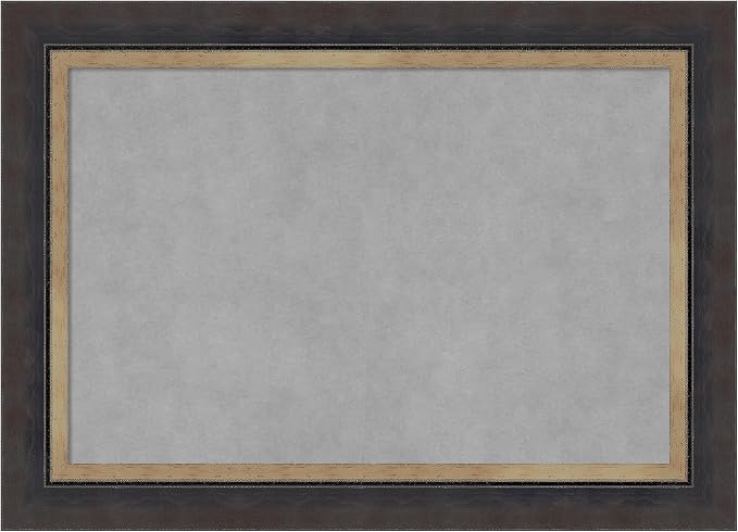Amanti Art Black Framed Magnetic Board 21x29 Medium Vision Board by AmantiArt