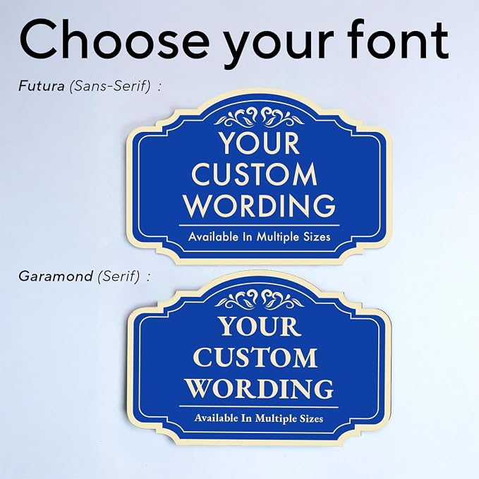 Custom Decorative Outdoor Metal Sign - Image 9