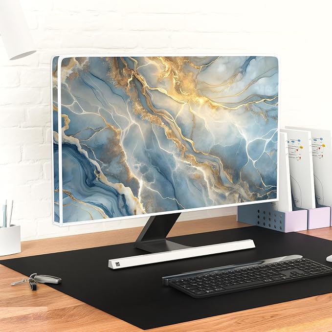 Baocicco Gold Blue Waterproof Screen TV Cover 55 Inch Modern Full Body Covers - Image 6