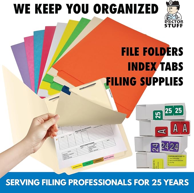 Doctor Stuff - File Folder Labels, Terminal Digit Filing, Consecutive Double - Image 7