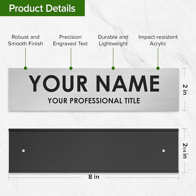 My Sign Center Custom Desk/Wall Name Plate - Image 5