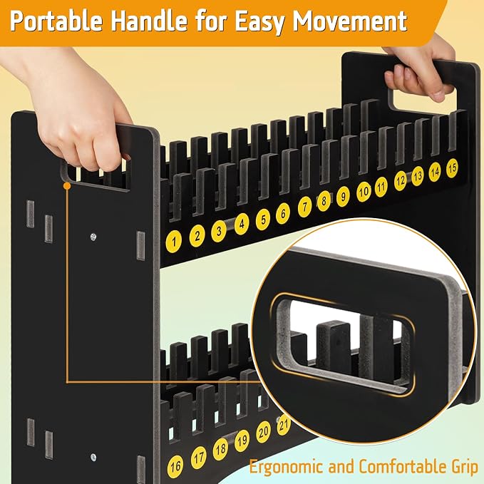 Ozzptuu Cell Phone Holder Classroom Cell Phone Storage 2-Tier Multiple Cell - Image 5