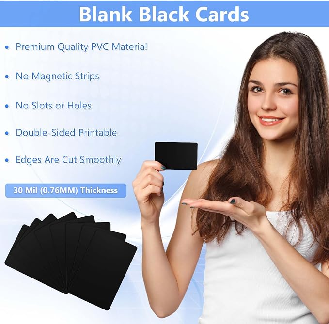 100 Pack - Premium Blank PVC Cards - Image 4