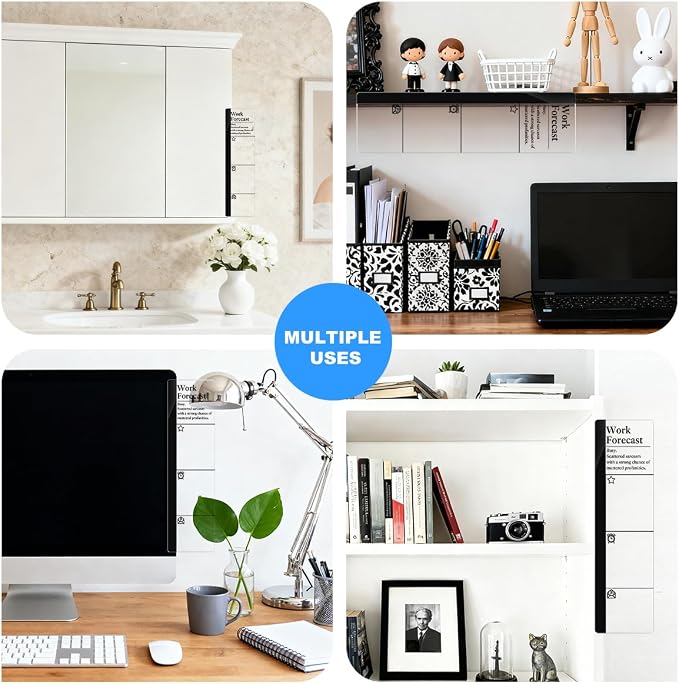 Computer Monitor Memo Board Work Forecast Logo Decor Monitor Message Board - Image 5