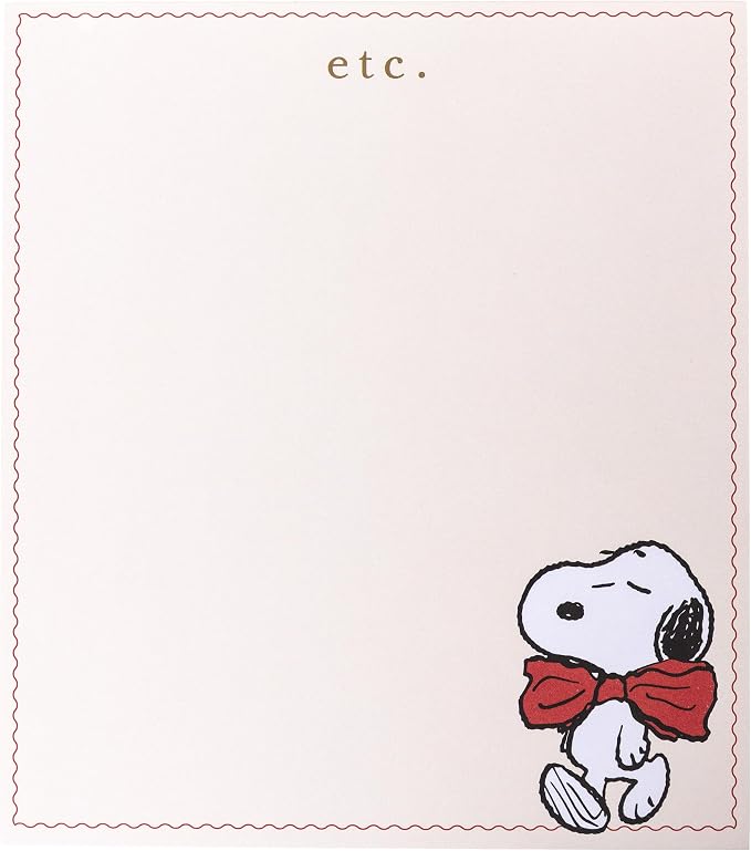 Graphique Peanuts Assorted Notepads Luxe Collection, 60 Sheets/Pad, 6.3” x 8.46” - Image 6