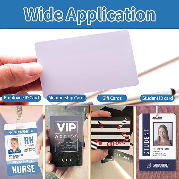 25 Pack - Premium Blank PVC Cards - Image 7