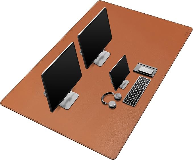 Mydours 55" x 28" PU Leather Desk Mat, Huge Gaming Mouse Pad XXXL, Dual-Sided by Mydours