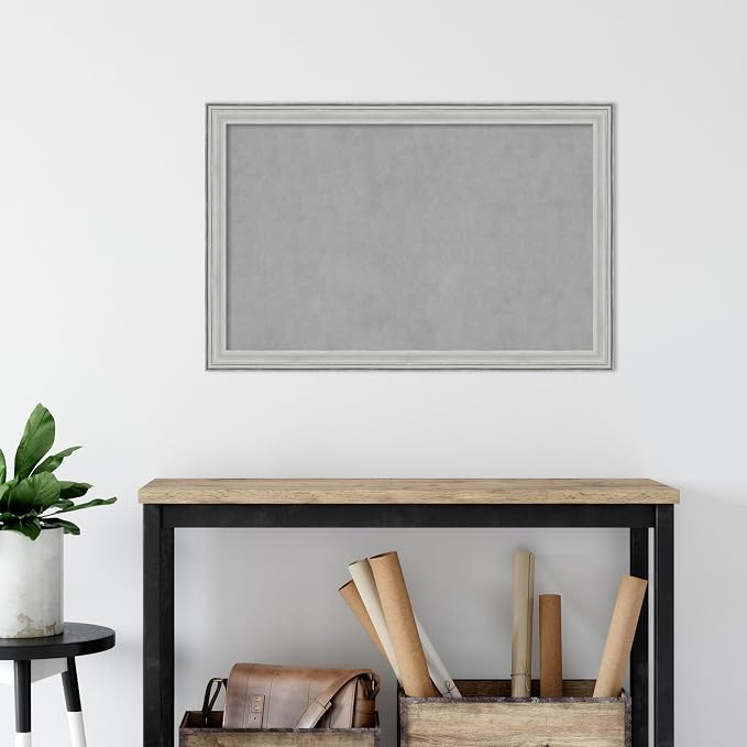 Amanti Art Silver Framed Magnetic Board 23x35 Large Vision Board - Image 5