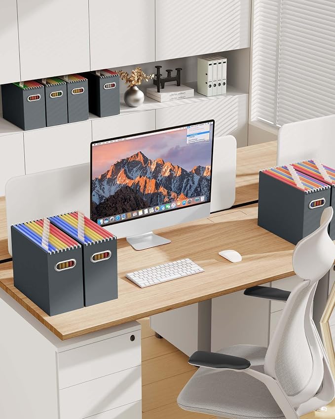 Oterri Cardboard File Organizer Box - Image 5
