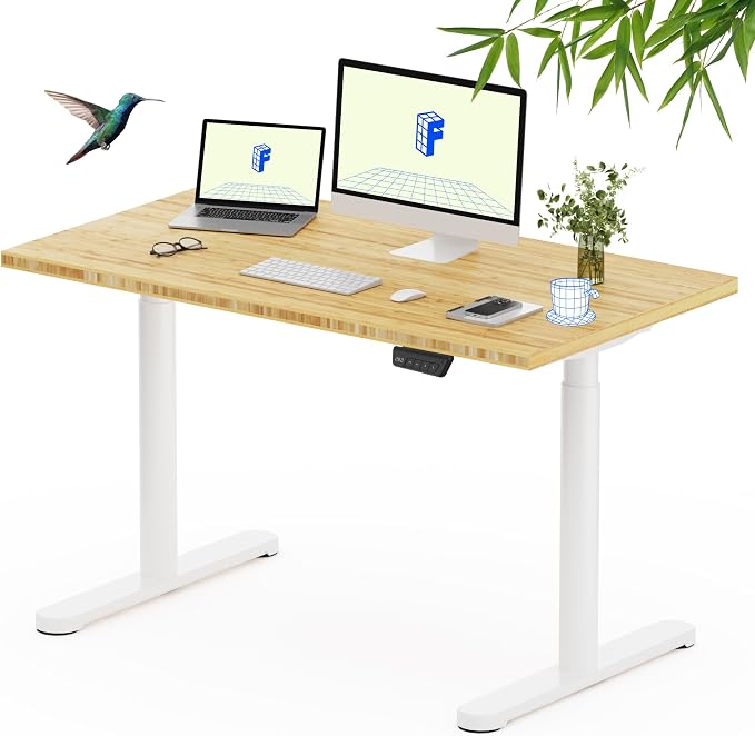 FLEXISPOT Bamboo Electric Standing Desk by FlexiSpot