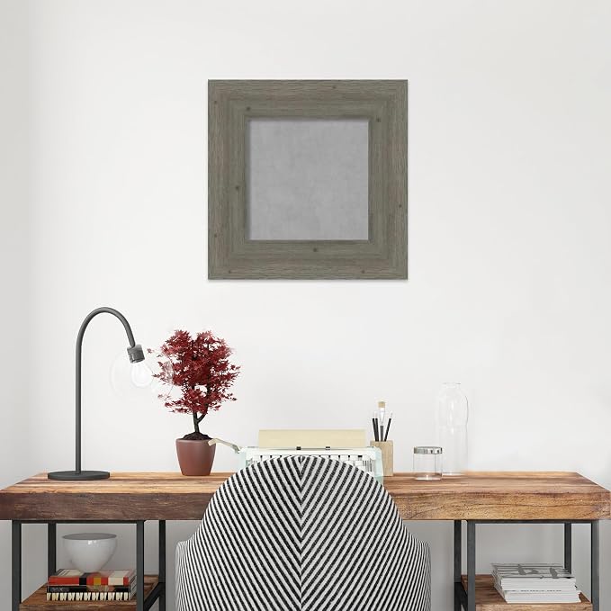 Amanti Art Grey Framed Magnetic Board 19x19 X-Small Vision Board - Image 6