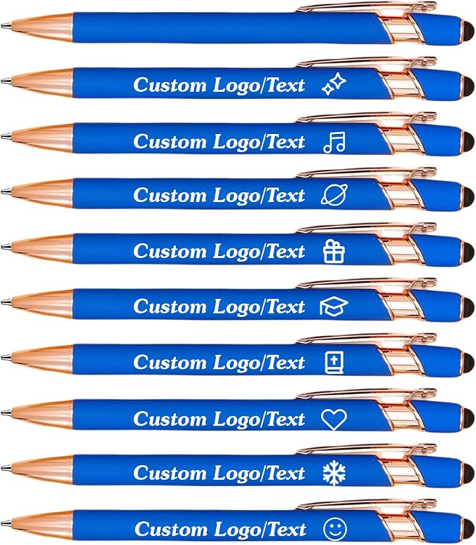 CRME Personalized Pen with Stylus Tip Customized Pens with Name/Logo Perfect by Unknown