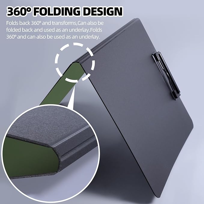 FRETONBA Clipboard Folder, 5 Pack A4 Foldable Clipboard - Image 5