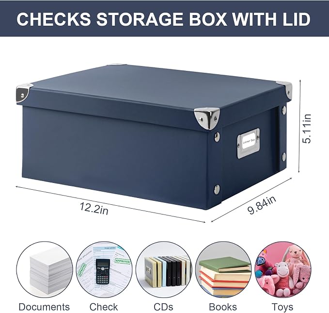 DLUGOPIS Checks Storage Box - Image 5