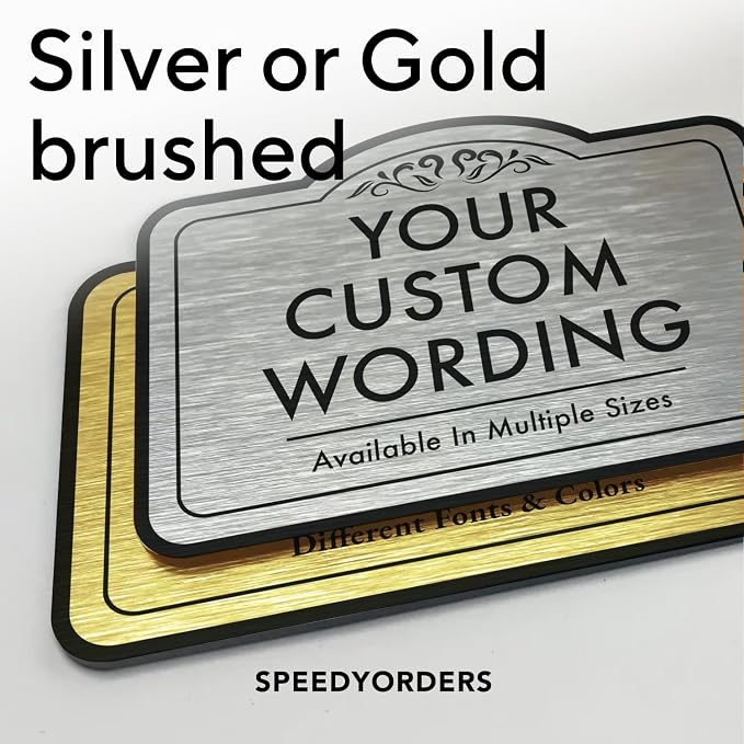 Personalized Custom Metal Signs, Aluminum Waterproof Made in USA - Image 7