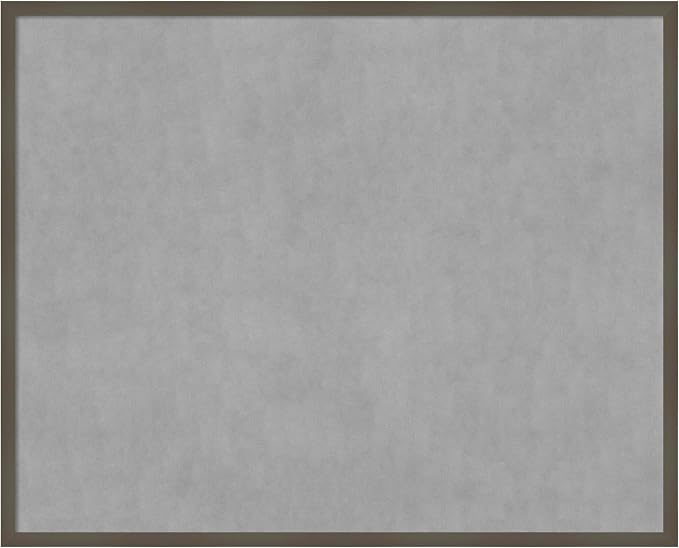 Amanti Art Grey Framed Magnetic Board 33x41 X-Large Vision Board by AmantiArt