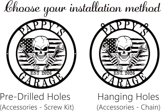 Personalized Garage Metal Sign - Image 2