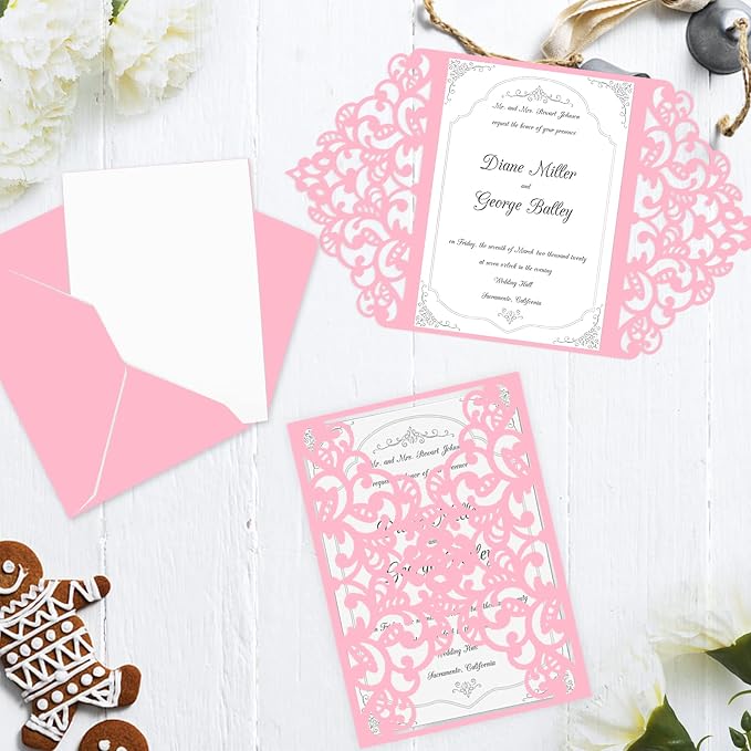 24 Sheets Pink Cardstock 8.5 x 11 Thick Paper, Goefun 80lb Card Stock Printer - Image 6
