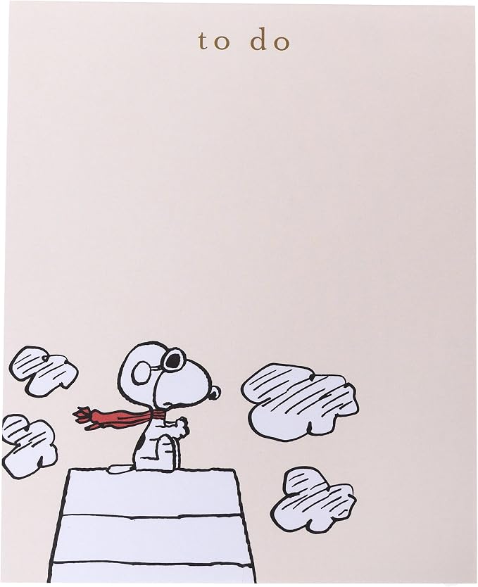 Graphique Peanuts Assorted Notepads Luxe Collection, 60 Sheets/Pad, 6.3” x 8.46” - Image 5