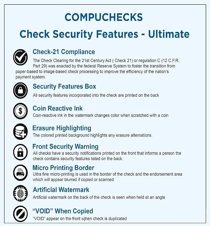 Compuchecks Check on Top Blank Check Paper - Image 5