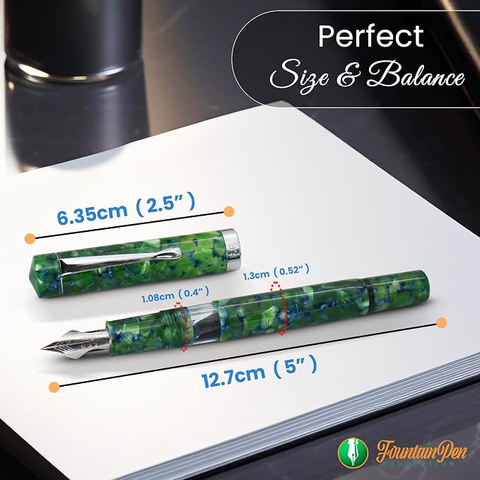 Jaipur V2 Piston Filled Refillable Fountain Pen - Image 2