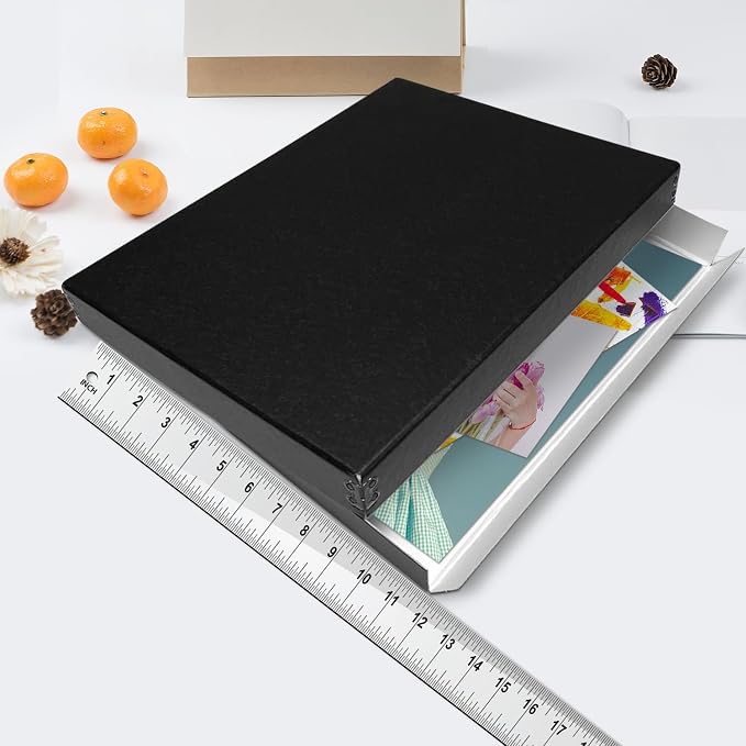 Lineco Museum Archival Storage Box, 11.75x17.75x1.5 in. Drop Front Design. - Image 3