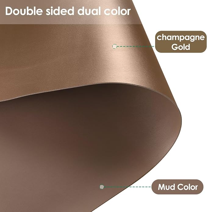 Zinkooat Leather Table Cover, 1.8mm Thick, 17x60 Inch Desk Cover, Dresser Cover - Image 2