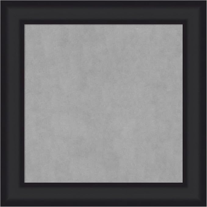 Amanti Art Black Framed Magnetic Board 15x15 X-Small Vision Board by AmantiArt
