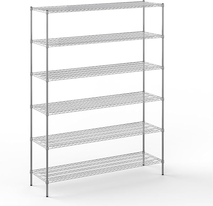 Regal Altair 21" Deep x 72" Wide x 96" Height Wire Shelving Kit | 6-Tier | NSF by Regal+Altair