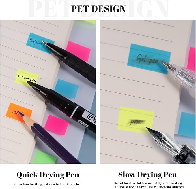 Golcellia Writable Sticky Tabs, Teacher Supplies, Study Aids, Office Supplies - Image 3