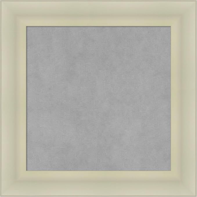 Amanti Art Silver Framed Magnetic Board 21x21 Small Vision Board by AmantiArt