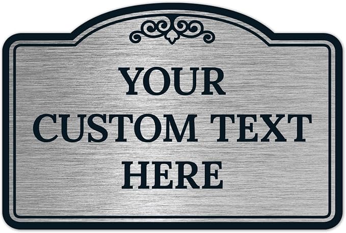 Custom Decorative Sign, Personalized Metal Sign by SigoSigns