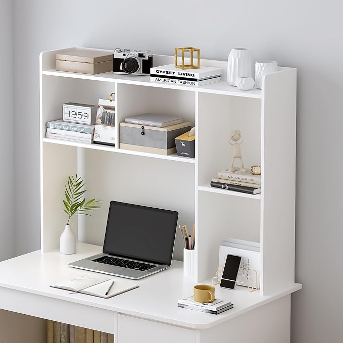 OSCHF Wooden Desktop Hutch Bookshelf - Image 2