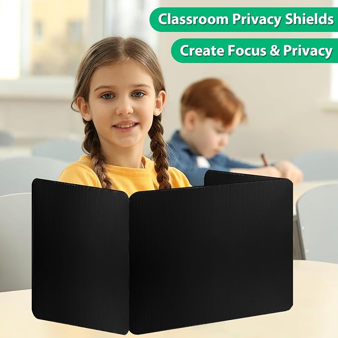 24 Pack Desk Dividers for Students, Waterproof Durable Plastic Testing Dividers - Image 5