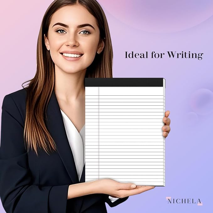 12 Pack Legal Pads 8.5 x 11 Wide Ruled Note Pads 8.5 x 11 Inch Notepads Micro - Image 5