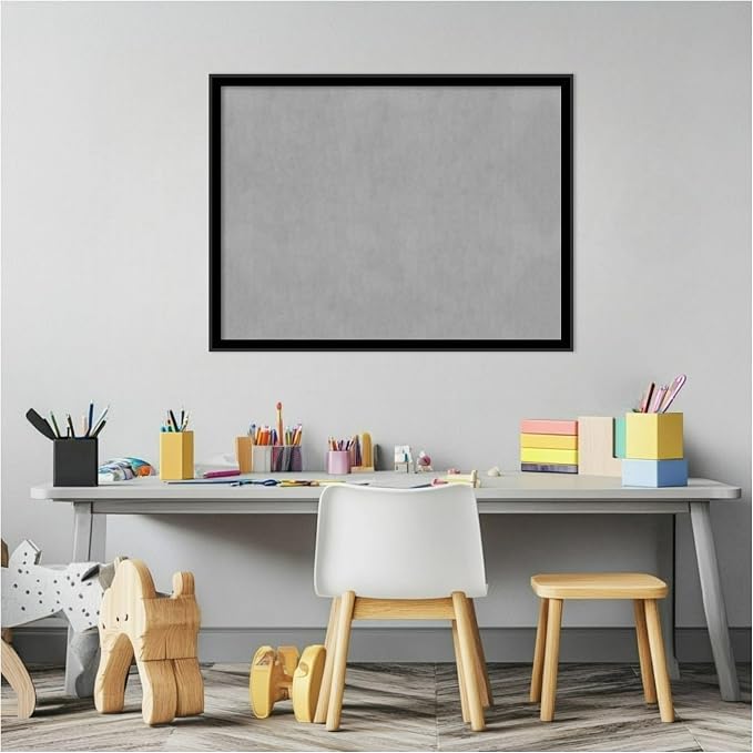 Amanti Art Black Framed Magnetic Board 19x25 Medium Vision Board - Image 5