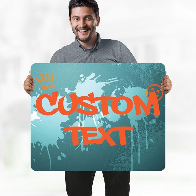 Custom Sign, Custom Street Sign, 11 Font Colors, 13 Font Styles, 4 Hole Options - Image 2