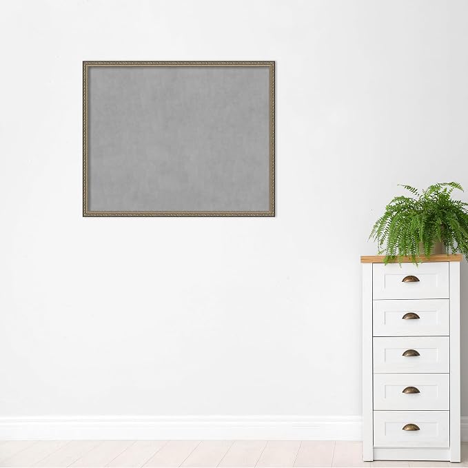 Amanti Art Silver Framed Magnetic Board 34x42 X-Large Vision Board - Image 6
