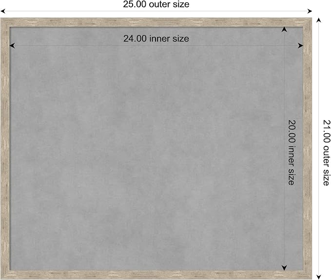 Amanti Art Silver Framed Magnetic Board 21x25 Medium Vision Board - Image 4