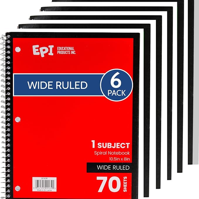 EPI Spiral Notebook | Wide by EPI