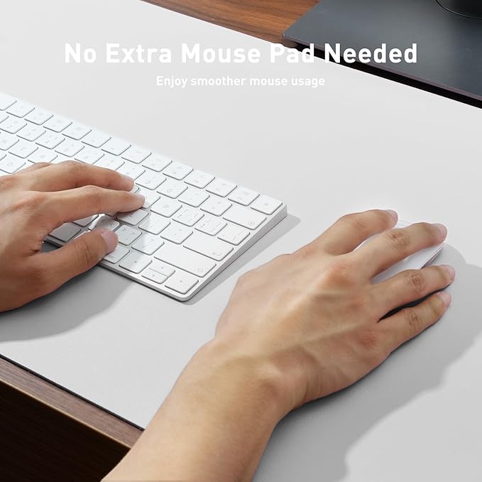 Aothia Faux Leather Desk Mat – Large Mouse Pad, Non-Slip PU Leather Blotter - Image 4