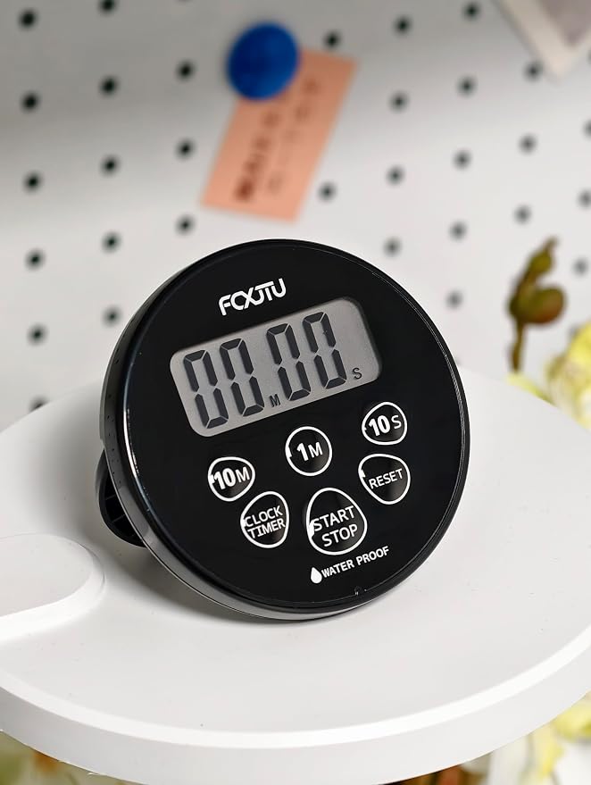 FCXJTU Digital Waterproof Shower Clock Timer, Bathroom Shower Countdown Timer - Image 8