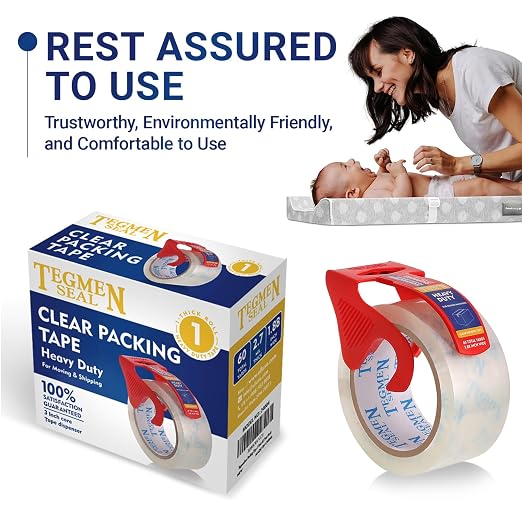TegmenSeal Heavy Duty Clear Packing Tape - Image 2