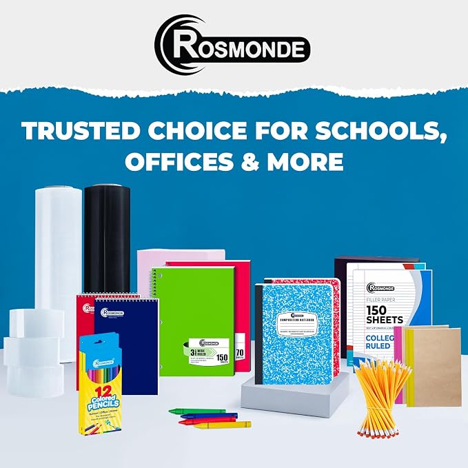Rosmonde 12 Pack Bulk Composition Notebooks College Ruled, 200 Pages, 9-3/4 x - Image 8