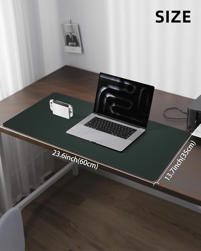 Non-Slip Desk Pad, Mouse Pad, Waterproof PVC Leather Desk Table Protector - Image 5